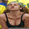 Soccer funny pics firm boobs girl sending a kiss