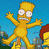 funny shot of naked Bart