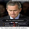Georg answering a difficult question get at leats one right funny pict