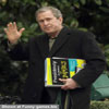 George Bush wawing to admirers www funny funny pictures com