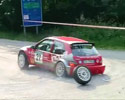 broken axle during rally race