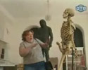 ancient skeleton with huge erection