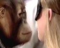 girls tricked into kissing apes