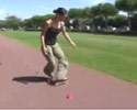 this girl is real in-line pro skater