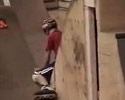 roller-skater hits ramp nuts first