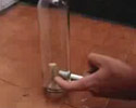 cool trick shows how to get cork out of the bottle