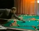 cool trick with domino and 4 pool tables