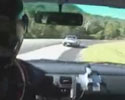 this video shows car crash from drivers view.