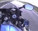 when riding your bike 190 mph? Watch this video.
