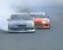two japanese drivers in great drifting race video.