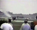 Plane crash video. Biplane has a bumpy landing.
