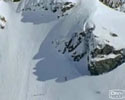 he ski off a 80 foot cliff and he threw a backflip