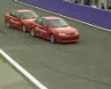 good drivers show their skills on racing circuit