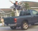watch this kid jump around his neighborhood