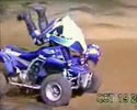 it was huge jump. He ended under his  fourwheel.