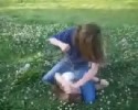 Brutal Cat Fight Outdoor