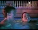 funny clip showing horny couple in the pool. Fun