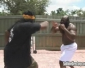 Slice fights and beats 300 lbs heavy bouncer