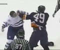 great hit is followed by fight in this NHL game