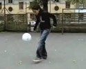 this kid show his unbelivable dribbling skills