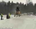 really bad snowmobile racer